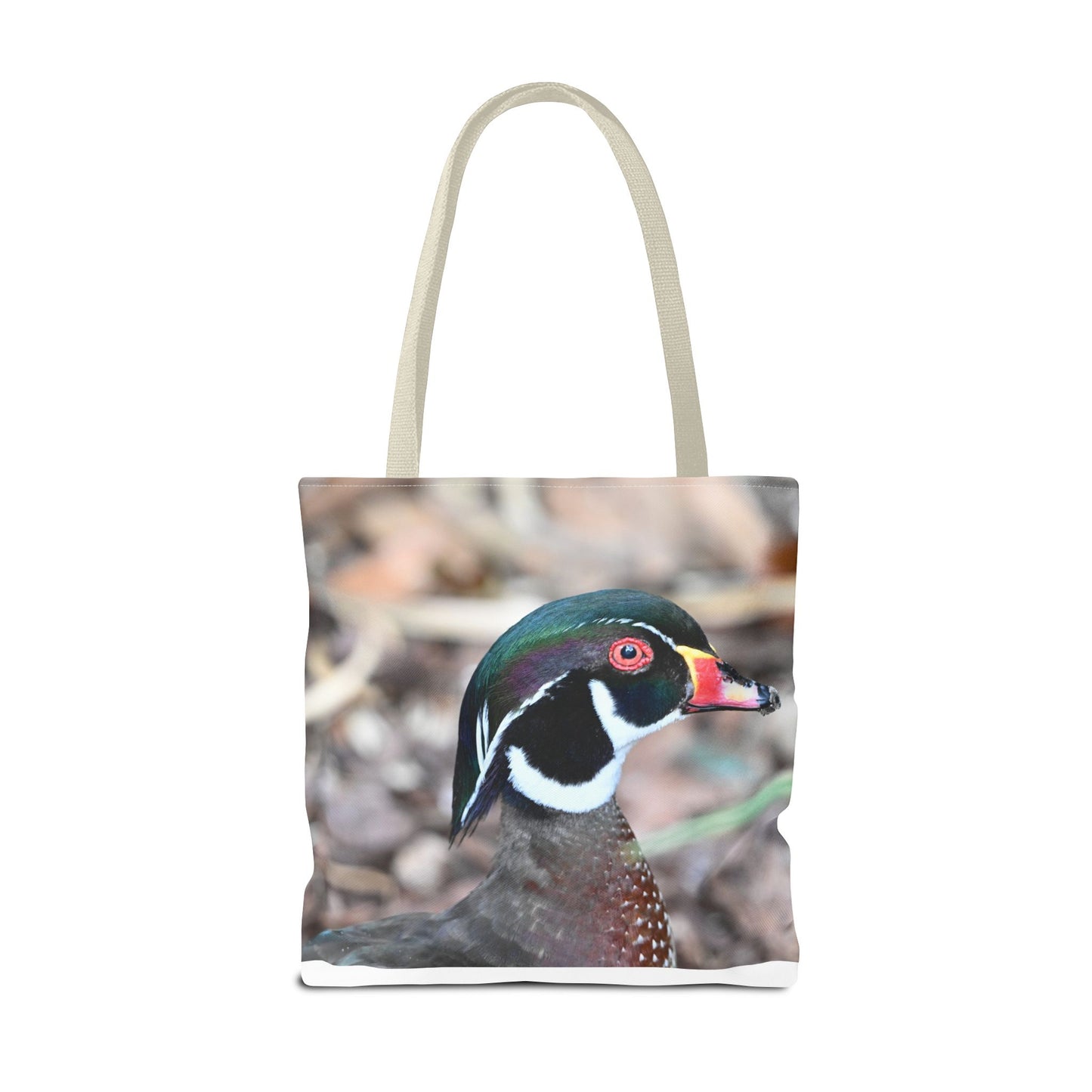 Wood Duck Tote Bag, Nature Lover Eco-Friendly Tote, Gift for Bird Enthusiasts, Stylish Reusable Shopping Bag, Photography Art Bag