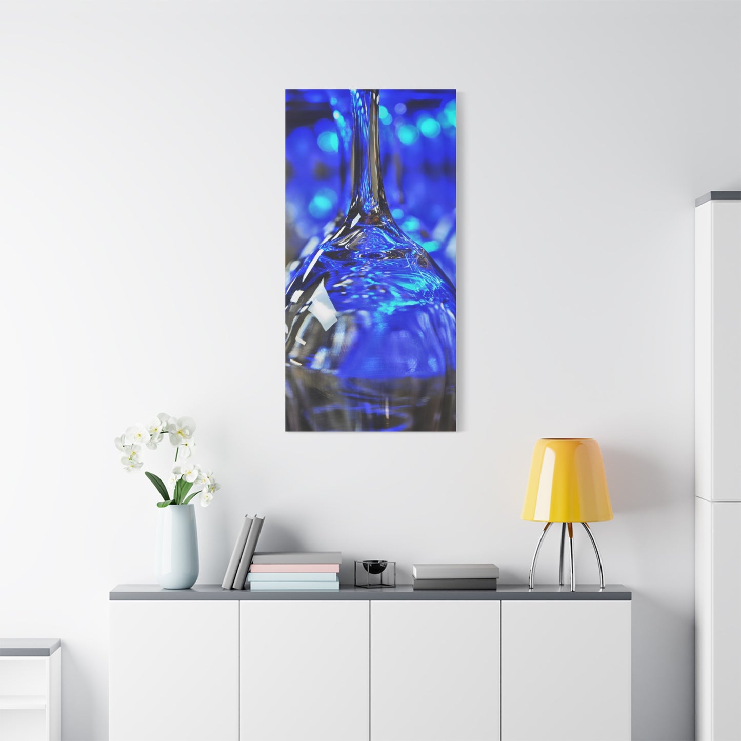 Blue Reflection Canvas Art Print