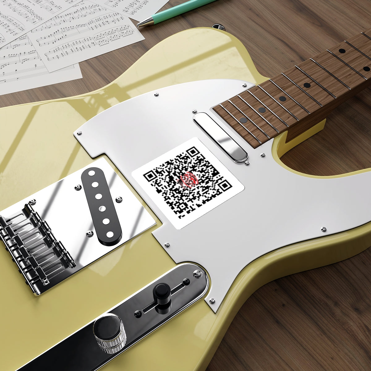 Custom QR Code Die-Cut Stickers, Laptop Decals, Personalized Stickers, Unique Gifts, Office Supplies, Fun Decor