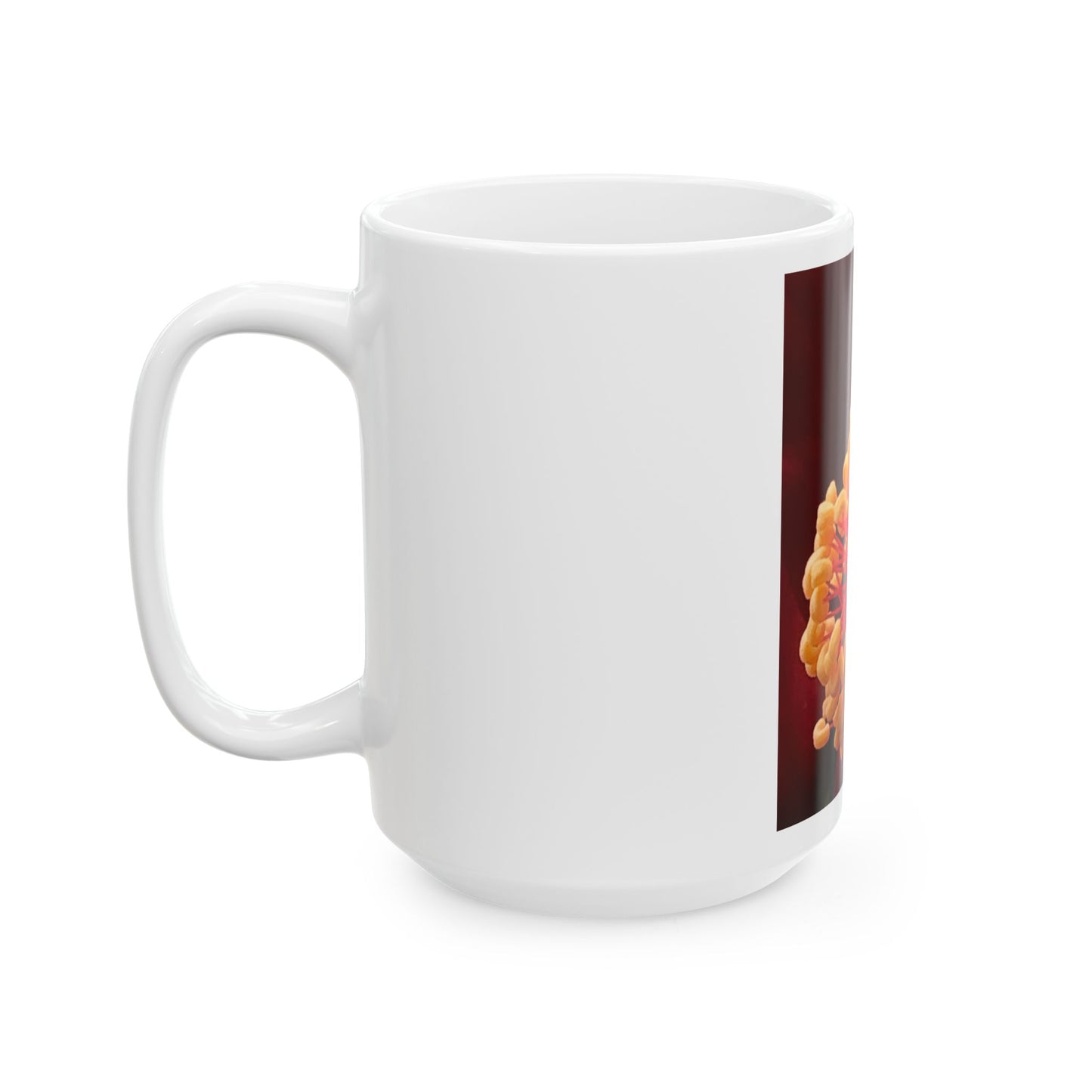 Vibrant Floral Ceramic Mug - Perfect for Tea Lovers, Gift for Her, Home Decor, Spring Time, Mother's Day, Coffee Enthusiast