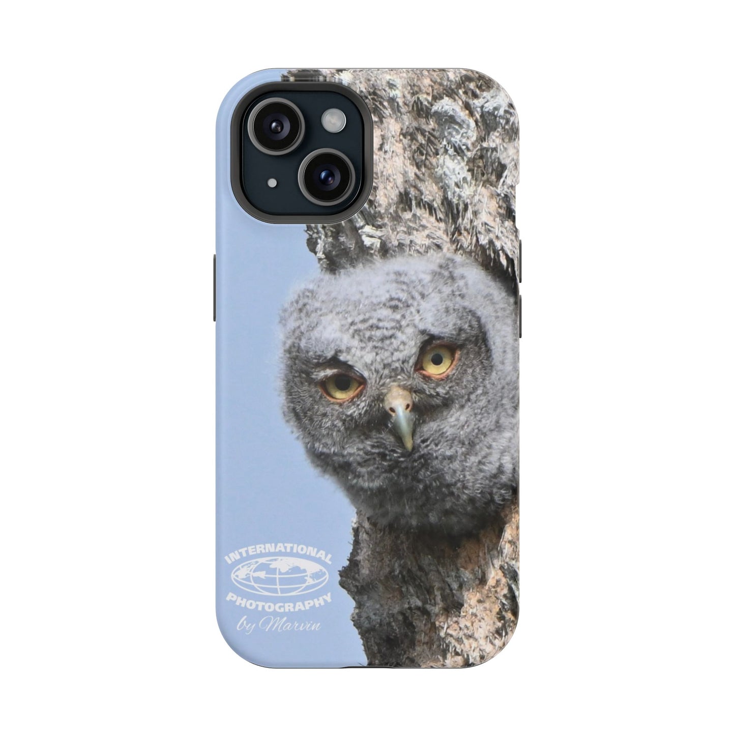 Owl Magnetic Tough Case, Wildlife Phone Case, Nature Lover Gift, Eco-Friendly Phone Cover, Customizable Phone Accessory
