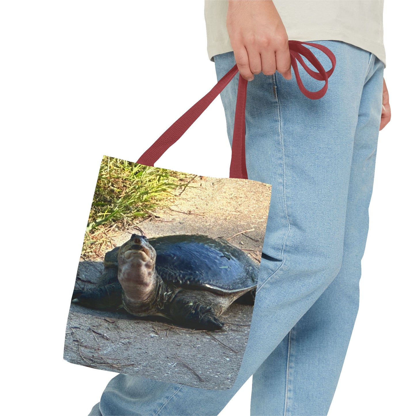 Cute Turtle Tote Bag - Eco-Friendly Beach Bag, Reusable Grocery Tote, Animal Lover Gift, Nature-Inspired Accessory, Perfect for Summer