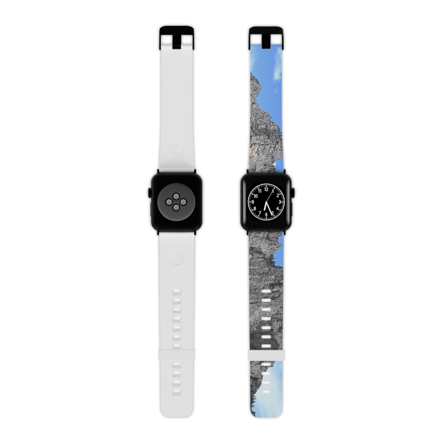 Mountain Sky Apple Watch Band, Nature Inspired Watch Strap, Gift for Adventurers, Casual Wear, Unique Watch Accessory