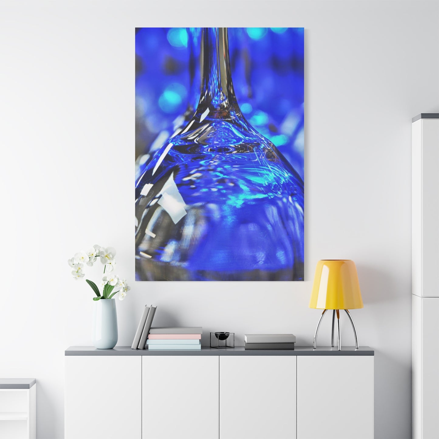 Blue Reflection Canvas Art Print