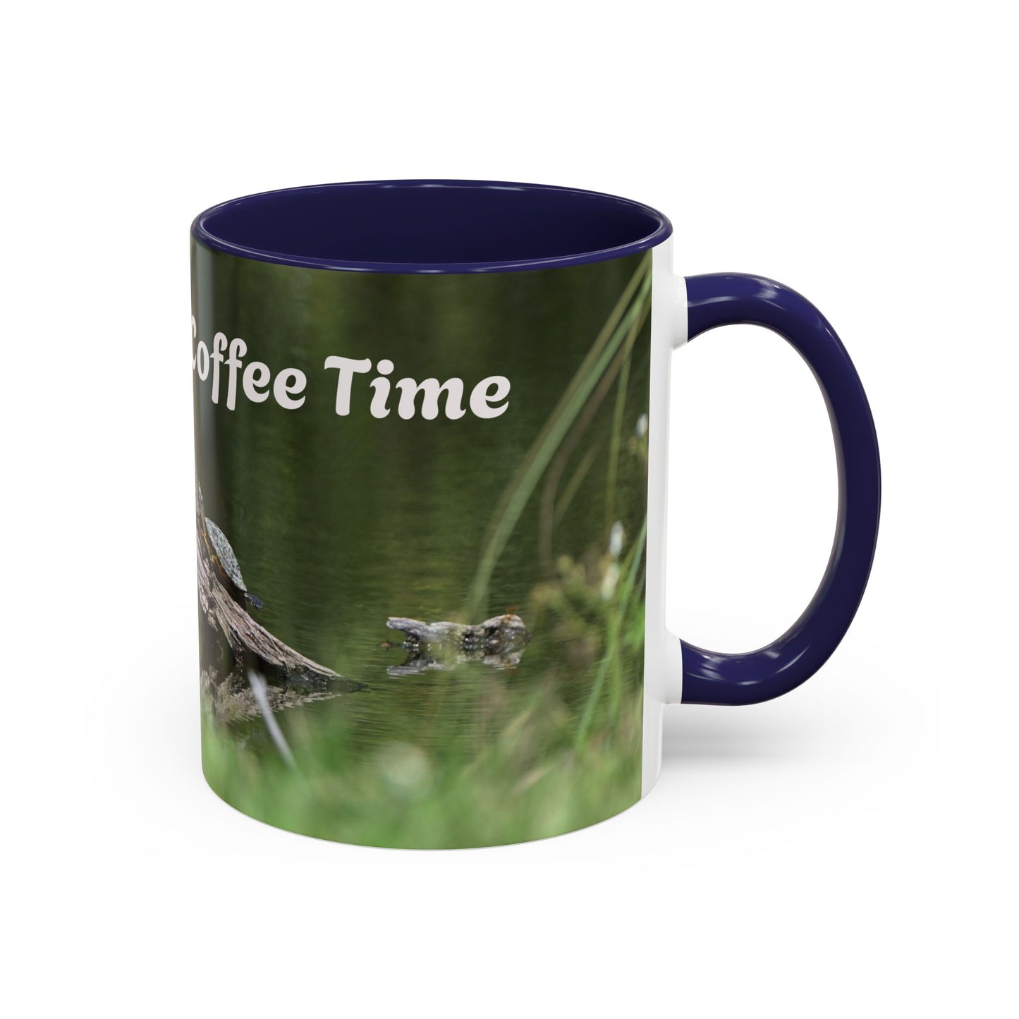 Nature-Inspired Coffee Mug with 'Coffee Time' Design - Perfect Gift for Nature Lovers