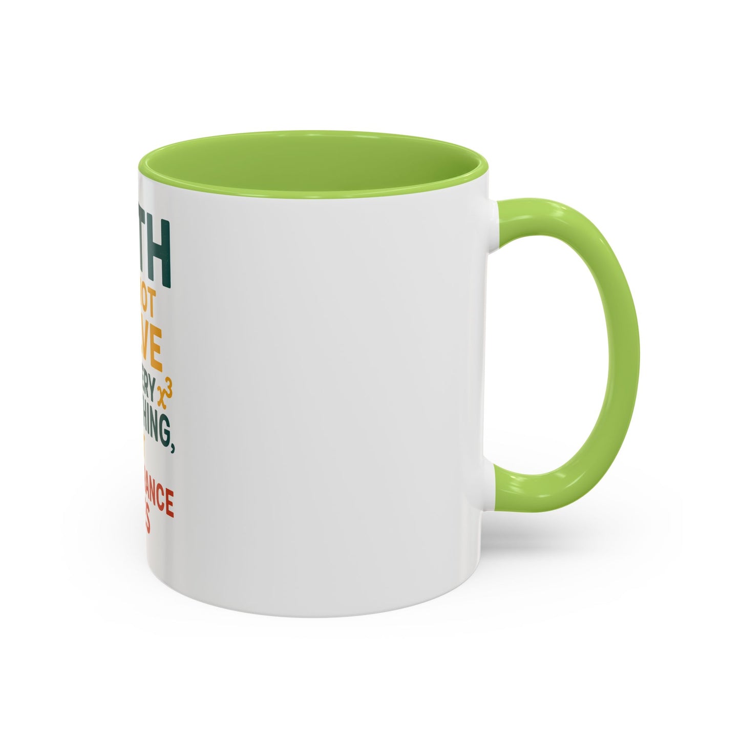 Motivational Coffee Mug, Inspirational Gift, Math Lover's Mug, Office Drinkware, Study Motivation