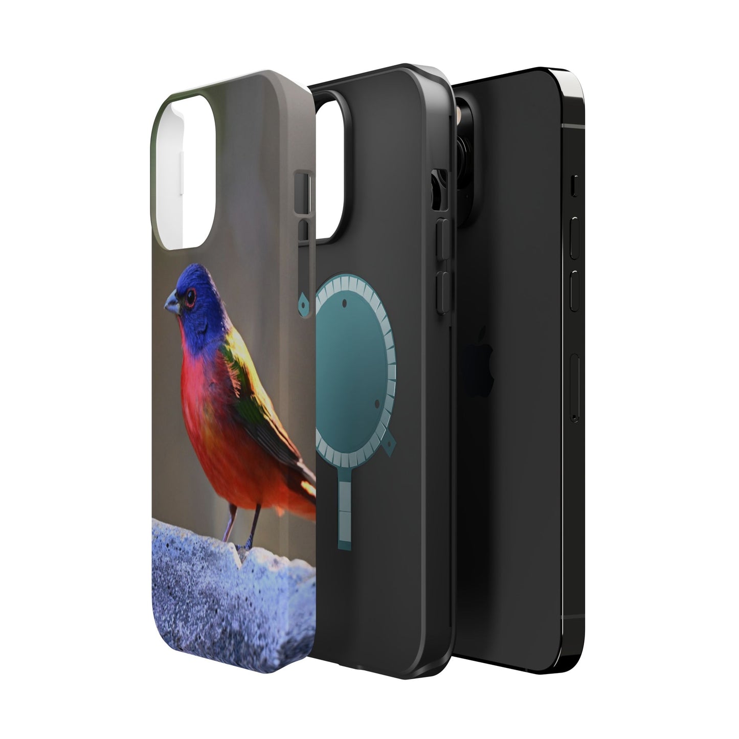 Colorful Bird Phone Case, Magnetic Tough Cases, Nature Lover Gift, Wildlife Phone Cover, Eco-Friendly Tech Accessories