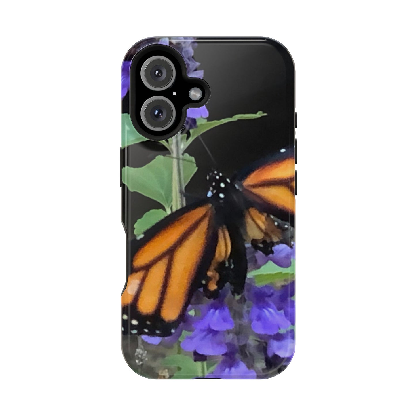 Butterfly Floral Magnetic Tough Cases, Nature Phone Cases, Gift for Nature Lovers, Eco-Friendly Cell Phone Case, Unique Smartphone Accessory