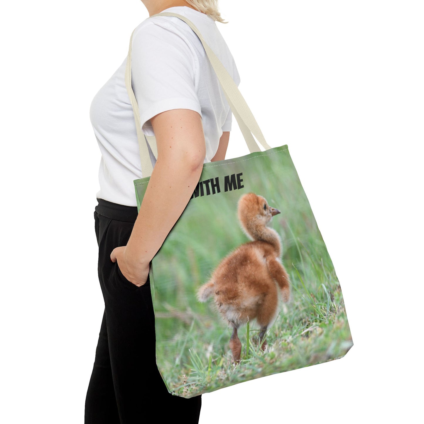 Adorable Chick Tote Bag - Perfect for Bird Lovers, Casual Outings, Eco-Friendly Shopping, Gift for Nature Enthusiasts, Spring Celebrations