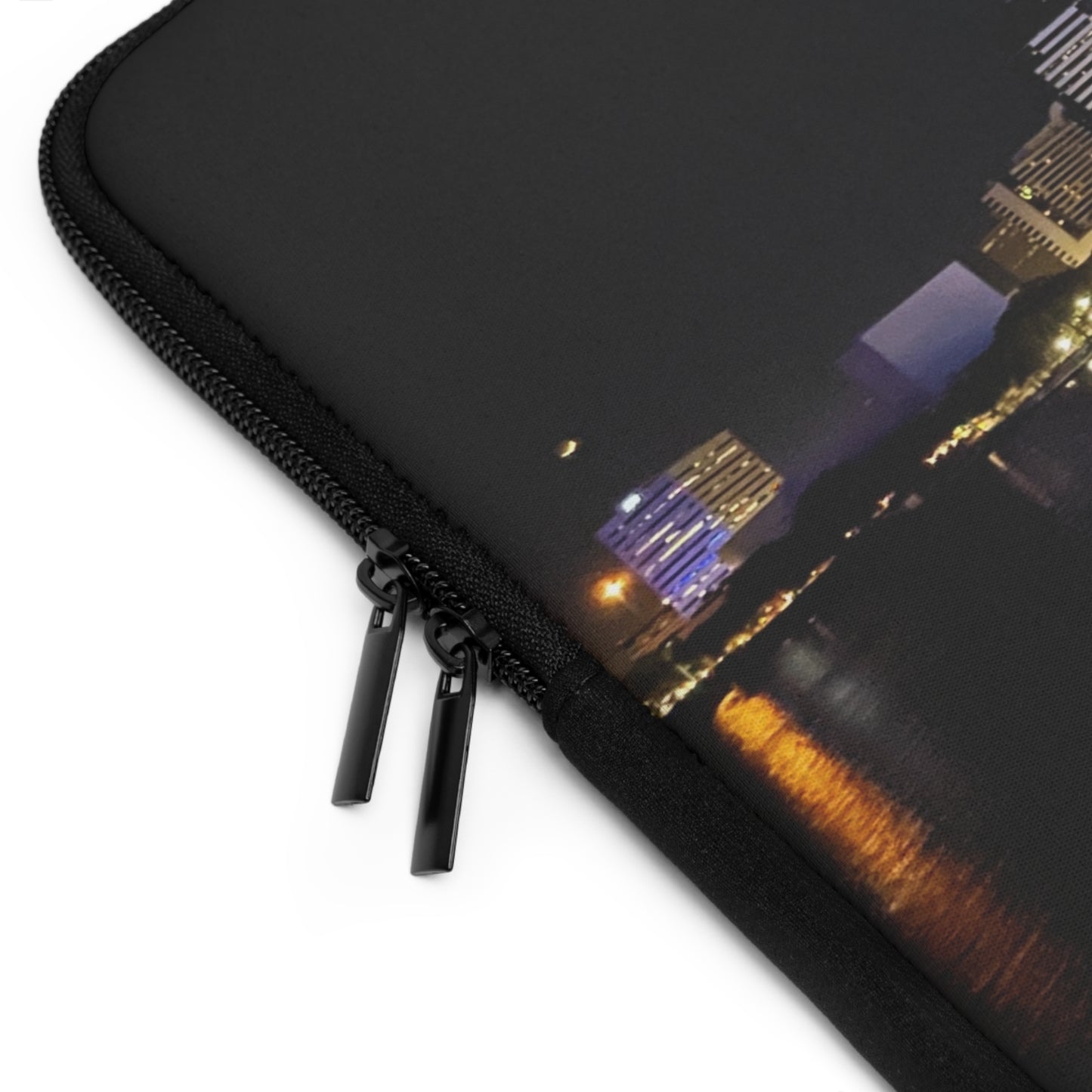 Jacksonville FL Laptop Sleeve, Urban City Design, Tech Accessory, Travel Gift, Customizable Tech Case