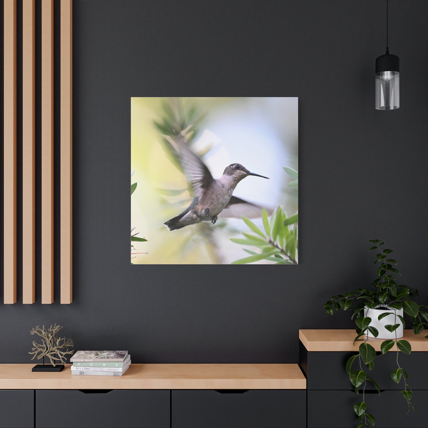 Hummingbird Canvas Wall Art — Matte Stretched 1.25"