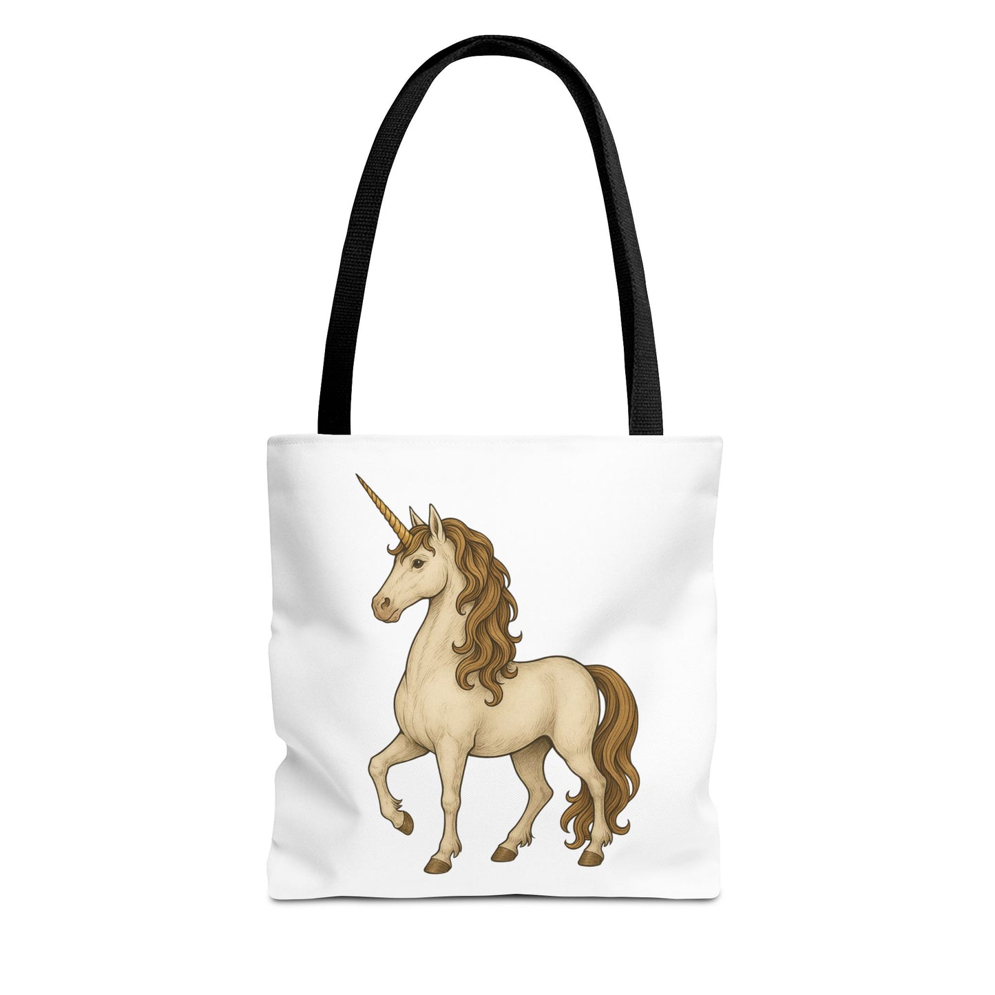 Unicorn Tote Bag, Cute Unicorn Bag, Graphic Tote for Kids, Stylish Carryall, Birthday Gift, AOP Tote, Eco-Friendly Shopping Bag