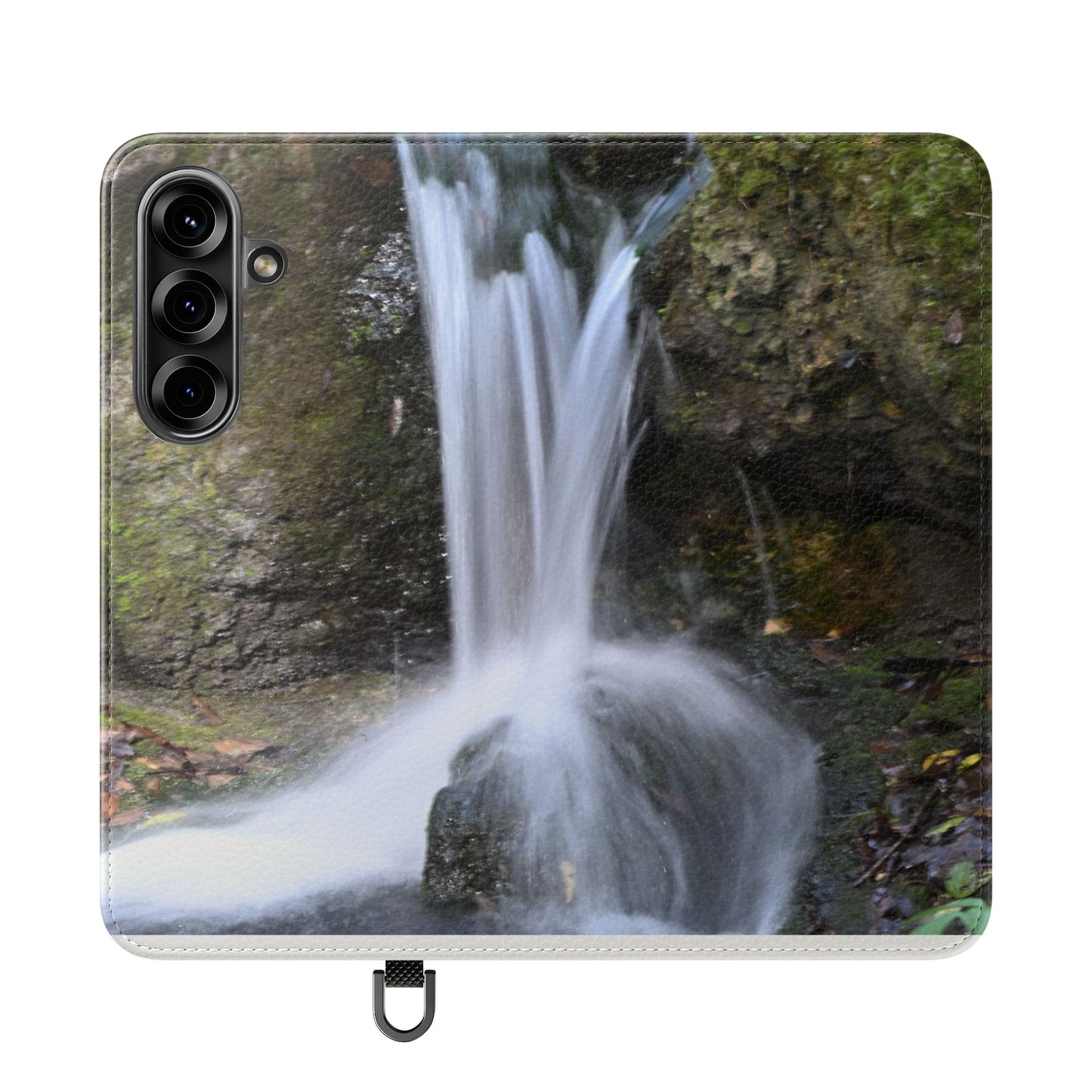 Scenic Waterfall Flip Case, Nature Phone Wallet, Eco-Friendly Phone Accessory, Gift for Nature Lovers, Travel Must-Have
