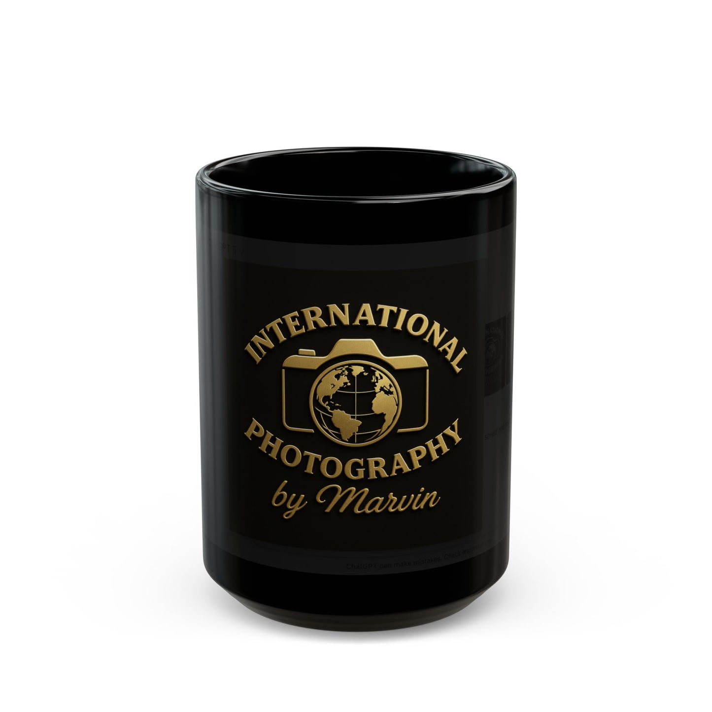 Photography Enthusiast Black Mug - Perfect Gift for Photographers, Coffee Lovers, Personal Use, International Photography Theme