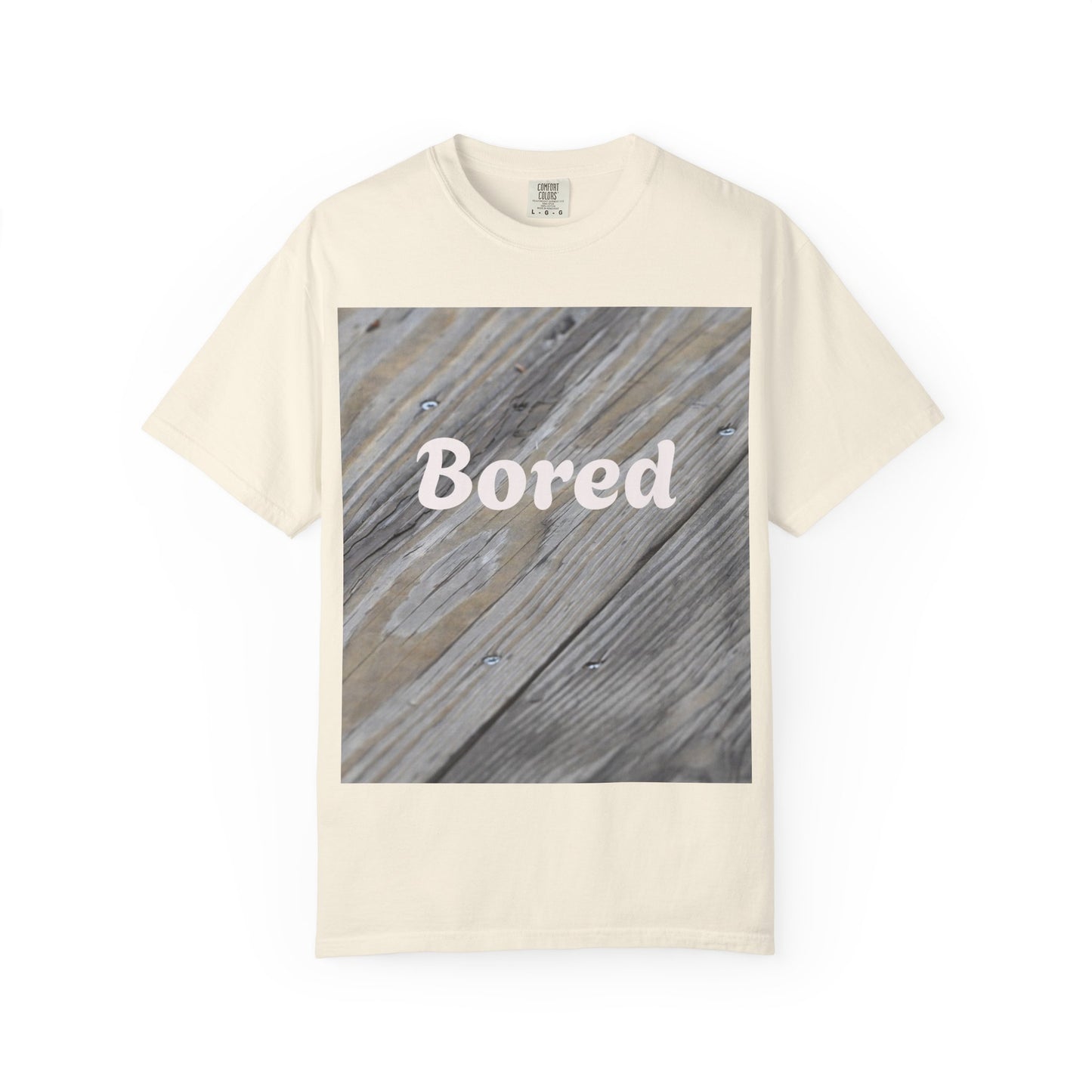 Bored Unisex Garment-Dyed T-Shirt, Casual Tee, Relaxed Shirt, Gift for Teens, Everyday Wear, Comfortable Clothing