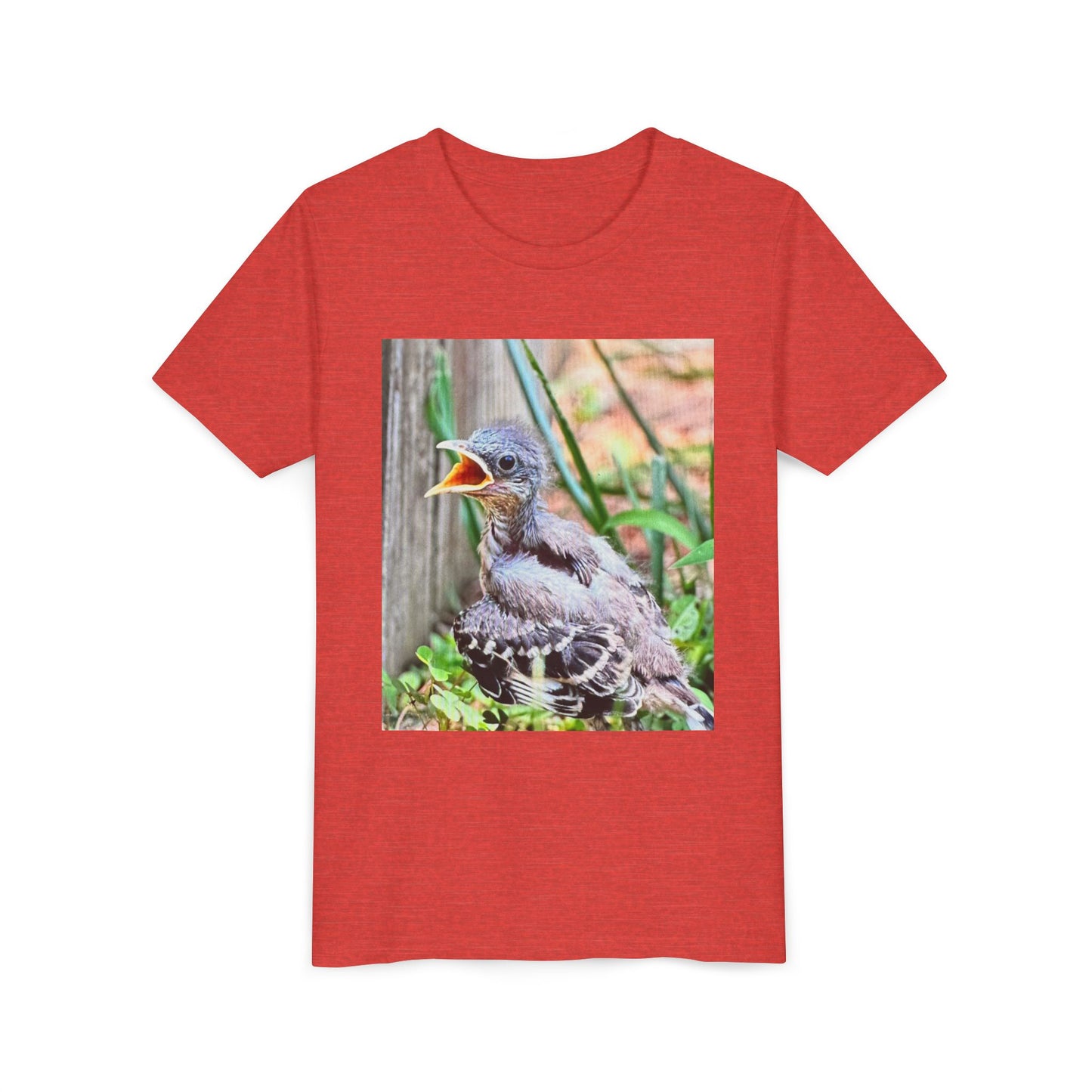 Youth Bird Graphic Tee - Cute Baby Bird T-Shirt, Nature Lovers Gift, Kids Apparel, Animal Tee, Spring Fashion, Eco-Friendly