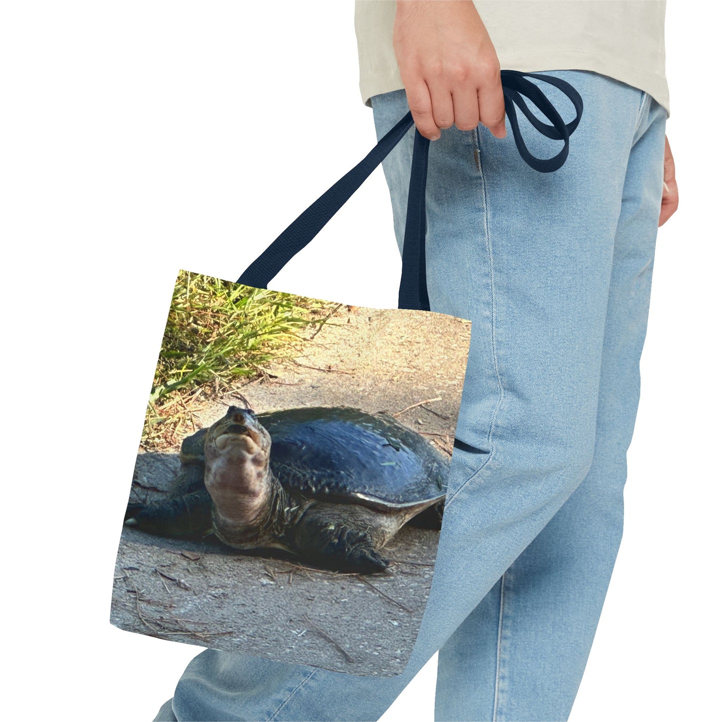 Cute Turtle Tote Bag - Eco-Friendly Beach Bag, Reusable Grocery Tote, Animal Lover Gift, Nature-Inspired Accessory, Perfect for Summer