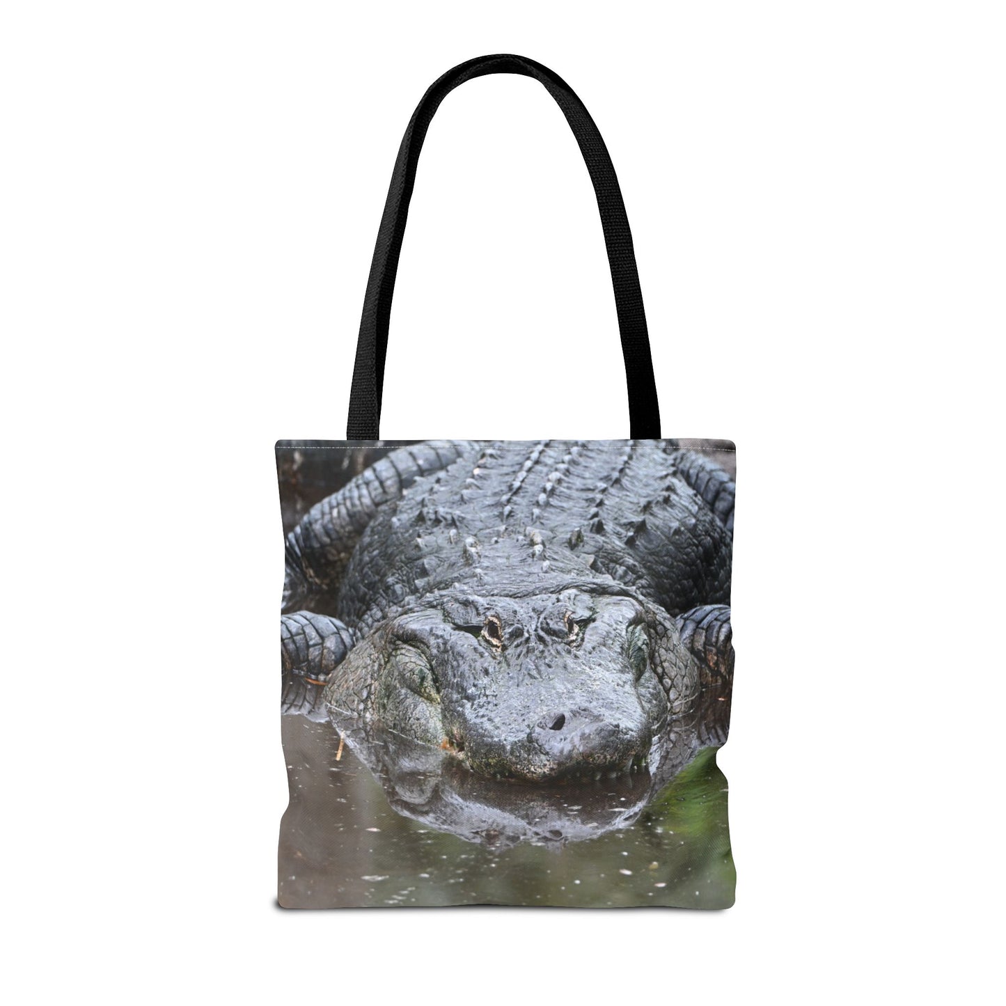 Alligator Print Tote Bag, Wildlife Lover Gift, Eco-Friendly Bag, Beach Tote, Animal Lovers' Accessory, Unique Alligator Purse