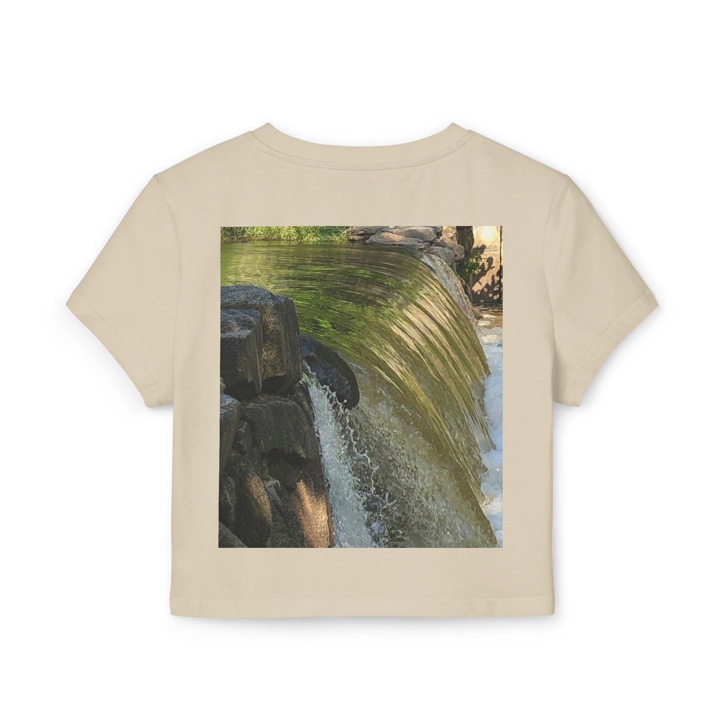 Tranquil Nature Women's Baby Tee | Perfect for Relaxing Days, Eco-Friendly Fashion, Nature Lovers Gift, Casual Wear, Spring/Summer Style