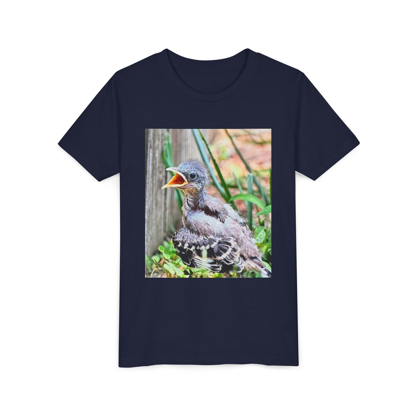 Youth Bird Graphic Tee - Cute Baby Bird T-Shirt, Nature Lovers Gift, Kids Apparel, Animal Tee, Spring Fashion, Eco-Friendly