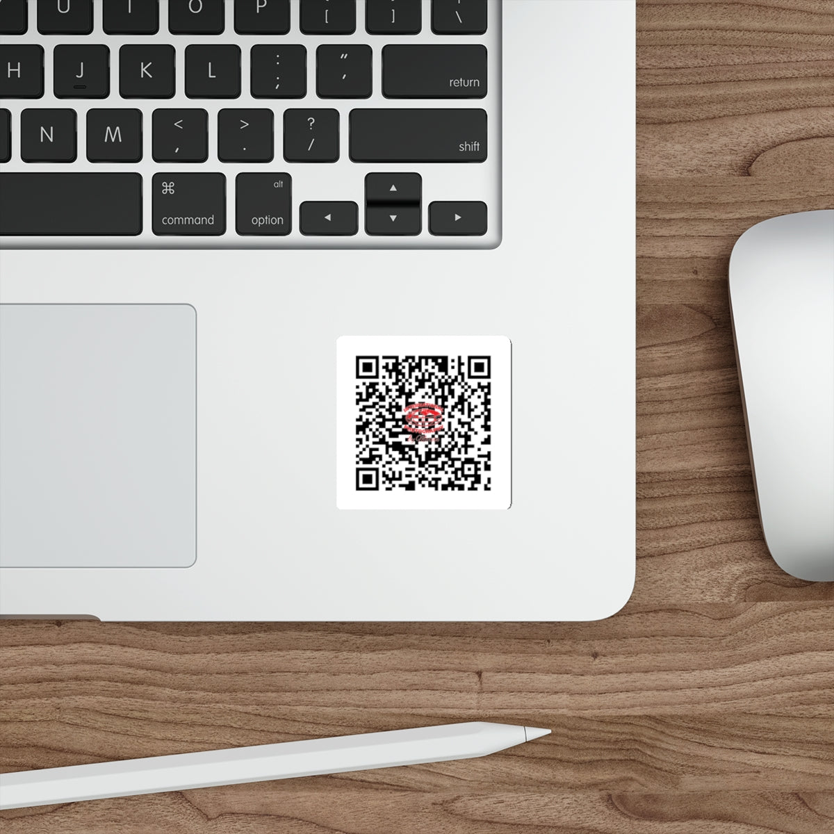 Custom QR Code Die-Cut Stickers, Laptop Decals, Personalized Stickers, Unique Gifts, Office Supplies, Fun Decor