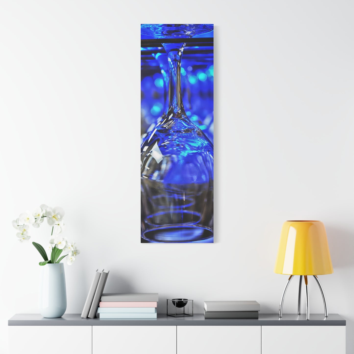 Blue Reflection Canvas Art Print