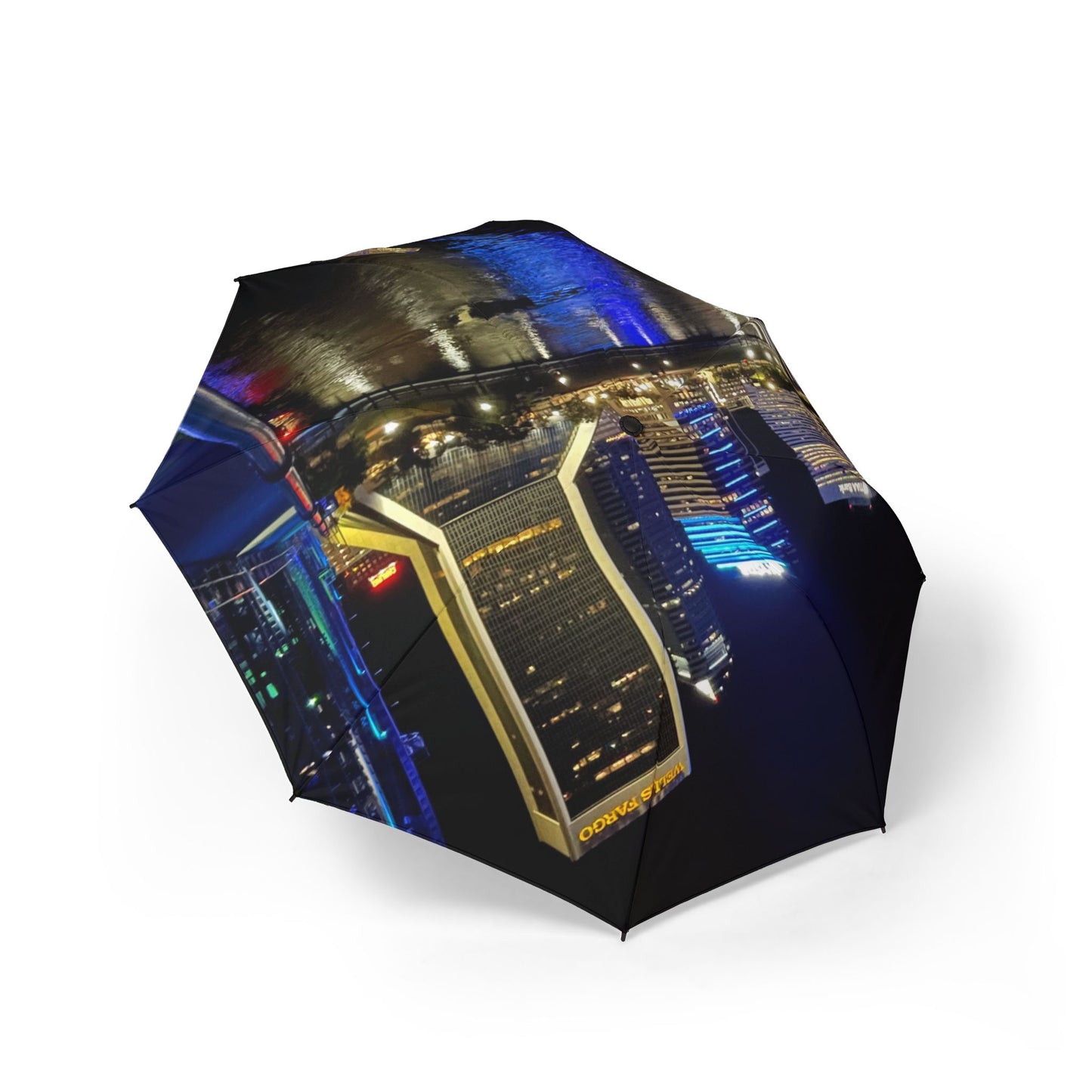 Cityscape Semi-Automatic Foldable Umbrella