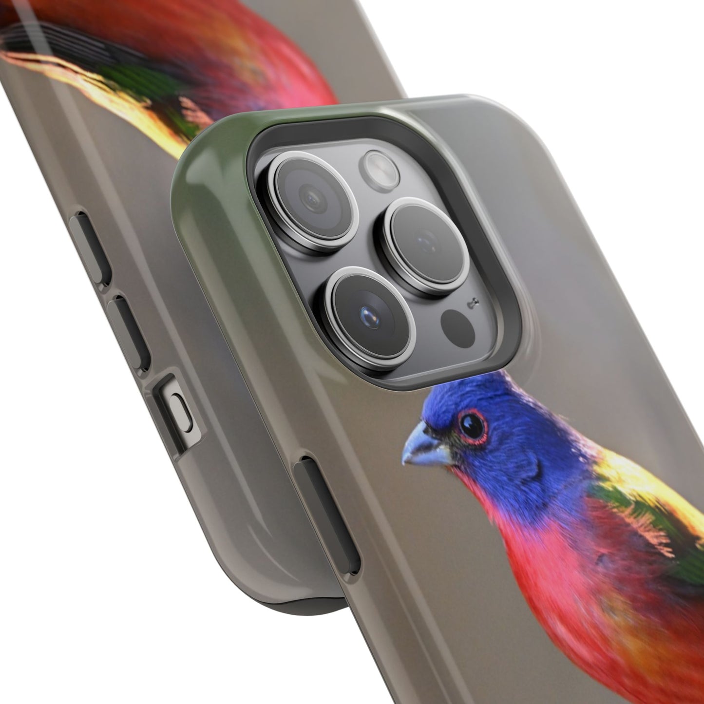 Colorful Bird Phone Case, Magnetic Tough Cases, Nature Lover Gift, Wildlife Phone Cover, Eco-Friendly Tech Accessories