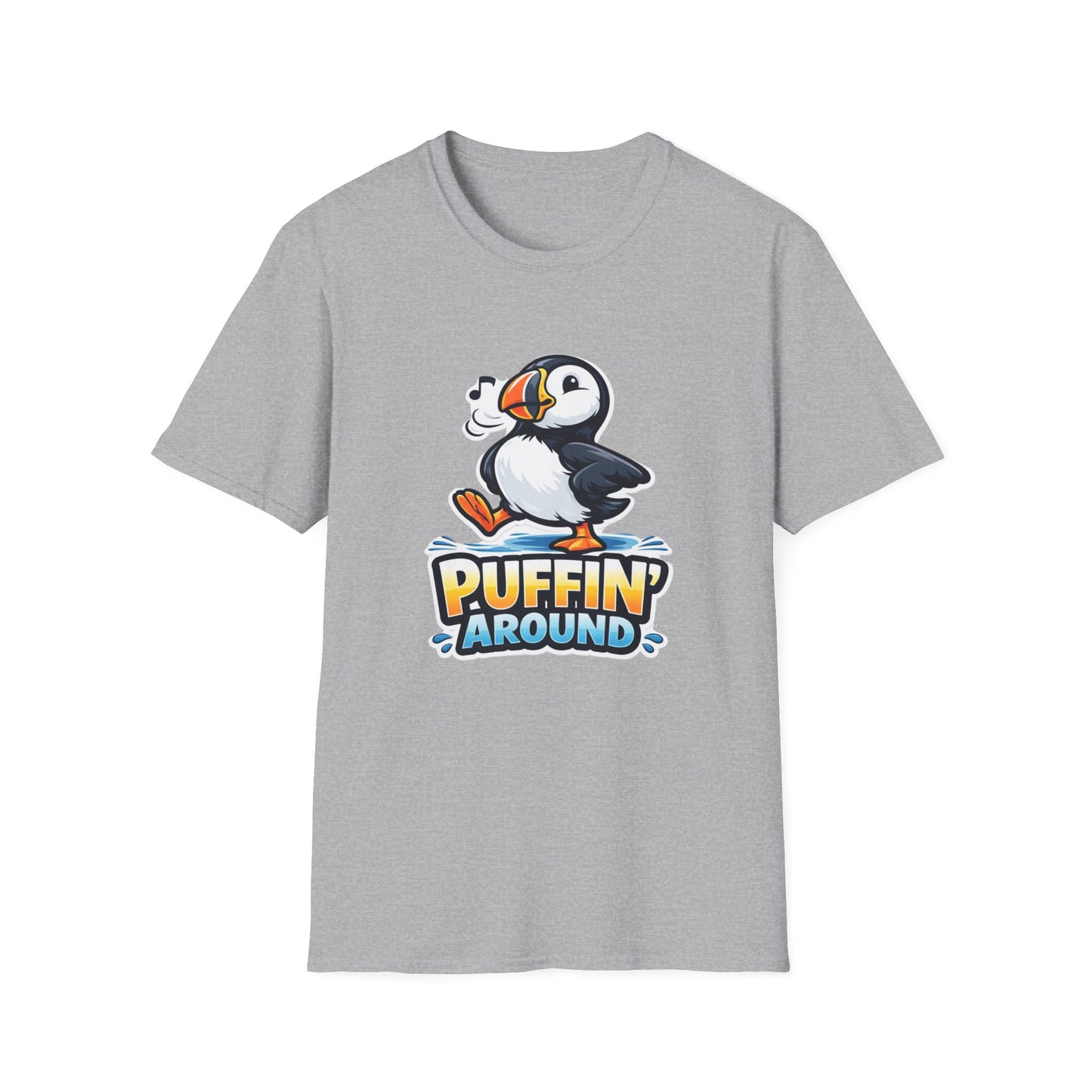 Puffin' Around T-Shirt – Cute Walking Puffin Graphic Tee