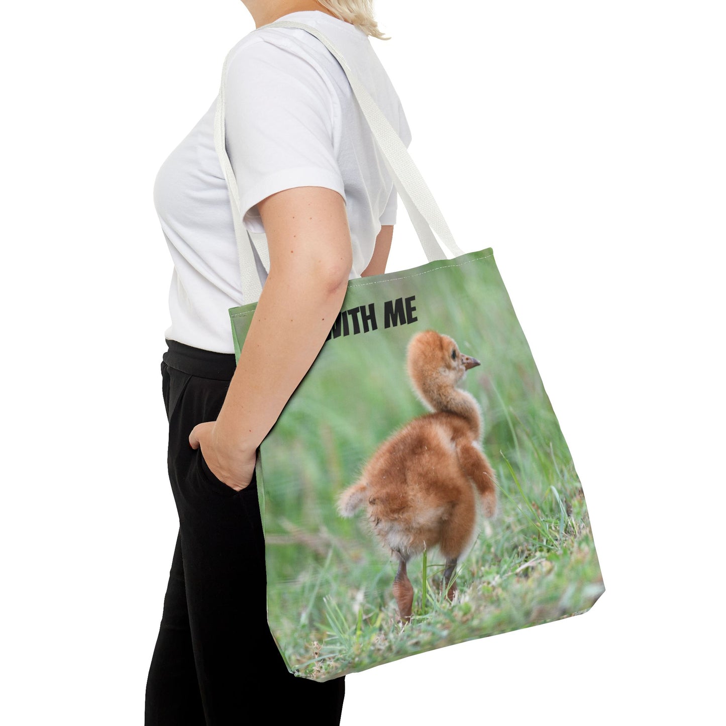 Adorable Chick Tote Bag - Perfect for Bird Lovers, Casual Outings, Eco-Friendly Shopping, Gift for Nature Enthusiasts, Spring Celebrations