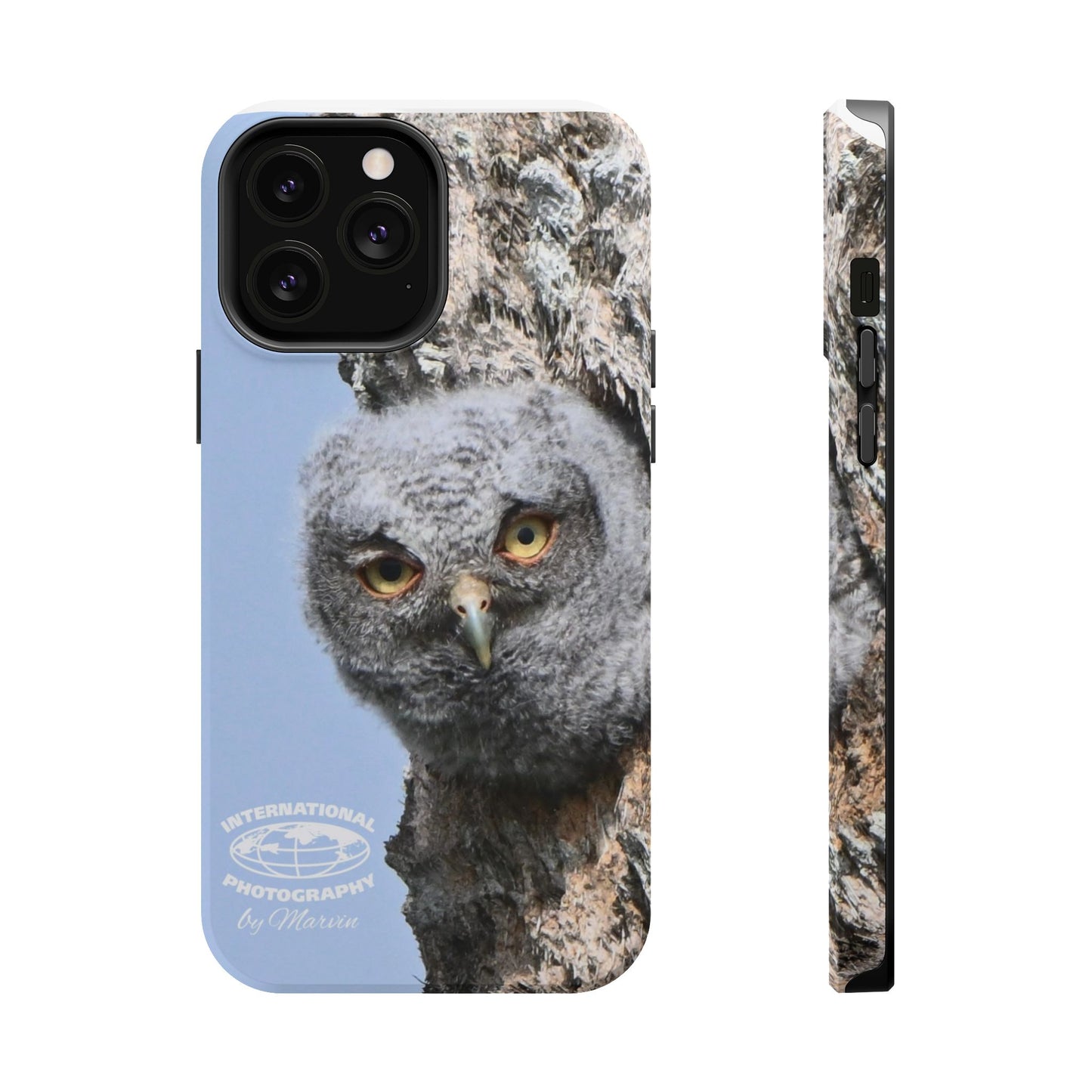 Owl Magnetic Tough Case, Wildlife Phone Case, Nature Lover Gift, Eco-Friendly Phone Cover, Customizable Phone Accessory