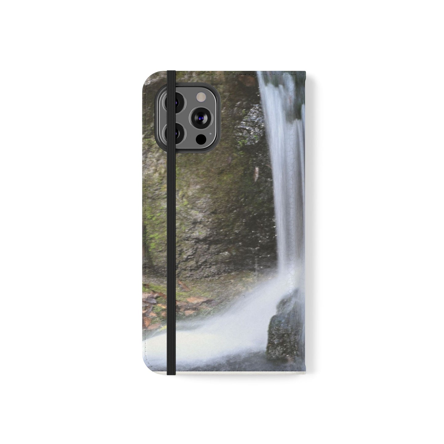 Scenic Waterfall Flip Case, Nature Phone Wallet, Eco-Friendly Phone Accessory, Gift for Nature Lovers, Travel Must-Have