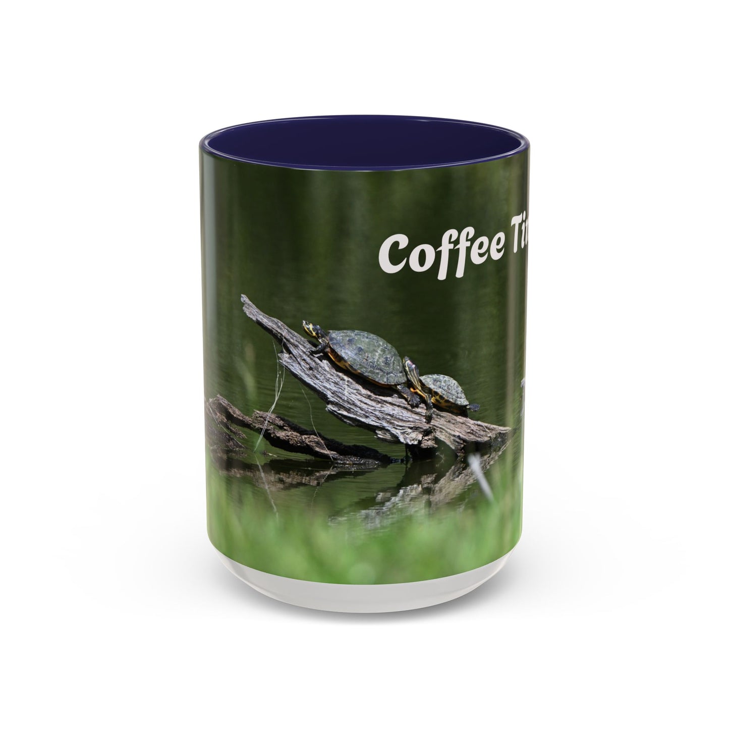 Nature-Inspired Coffee Mug with 'Coffee Time' Design - Perfect Gift for Nature Lovers