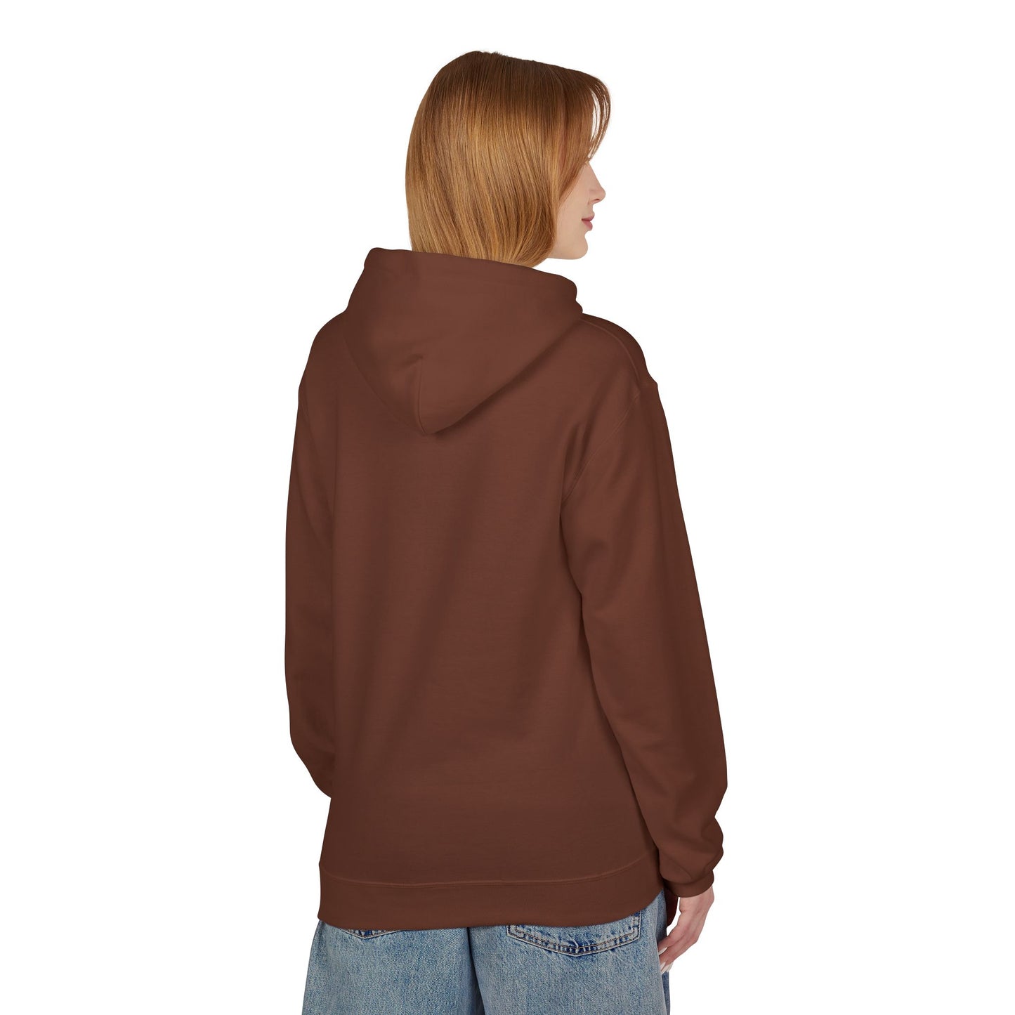 Hoodie — 'Different Not Less, Same World' Rainbow Eye Graphic