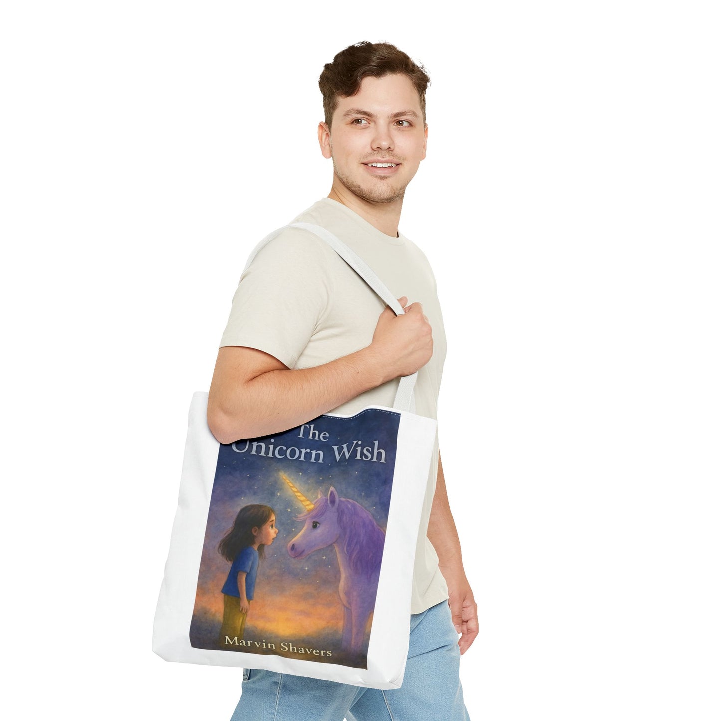 Unicorn Wish Tote Bag – Perfect for Dreamers and Readers