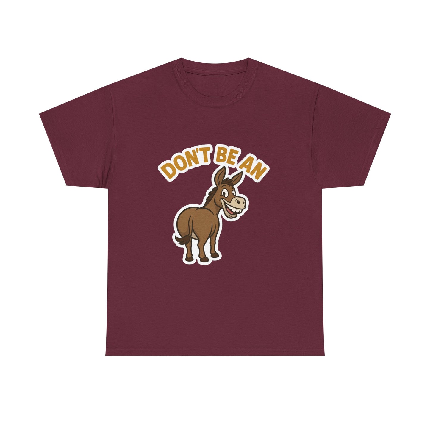 Funny Donkey Graphic Tee - Unisex Heavy Cotton Shirt