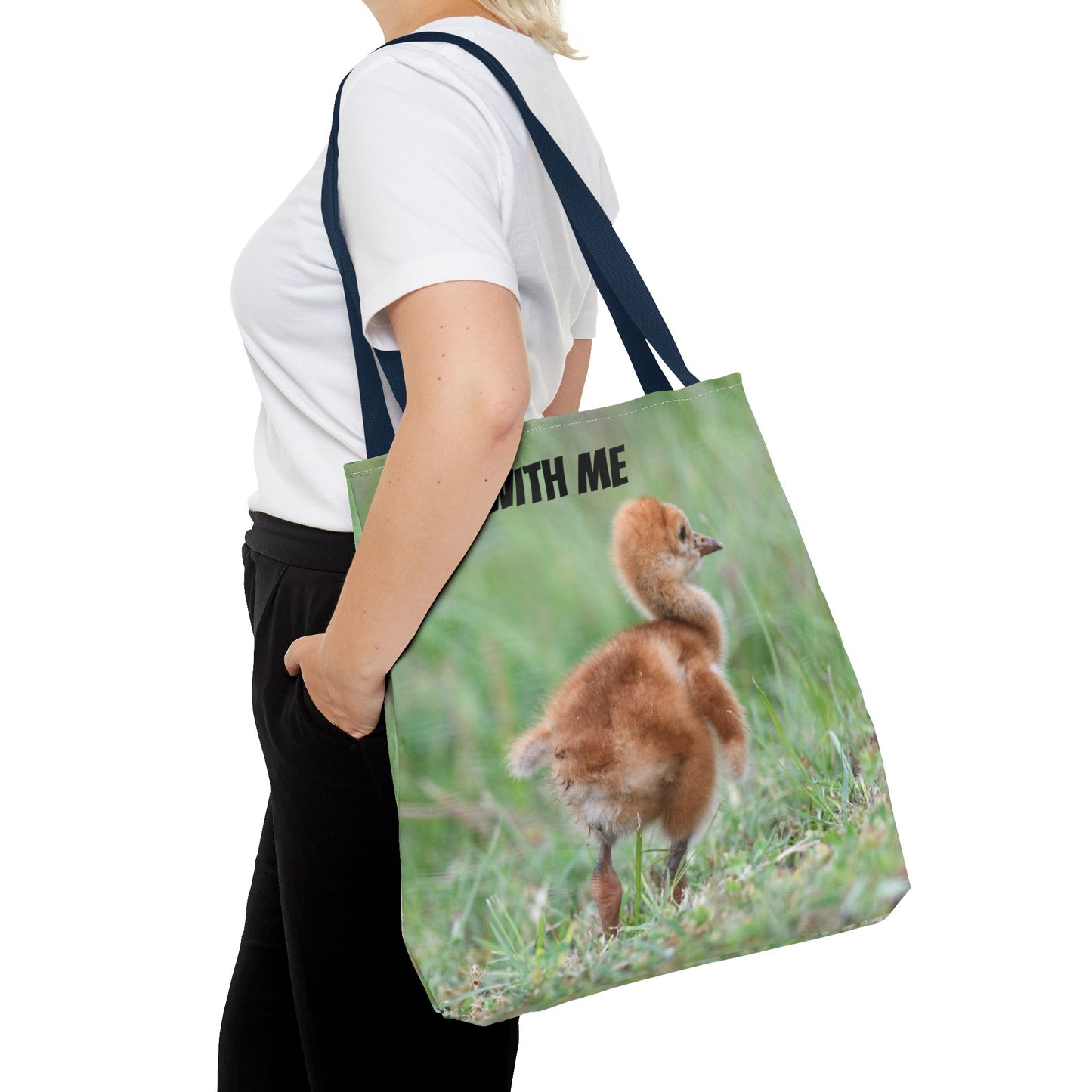 Adorable Chick Tote Bag - Perfect for Bird Lovers, Casual Outings, Eco-Friendly Shopping, Gift for Nature Enthusiasts, Spring Celebrations