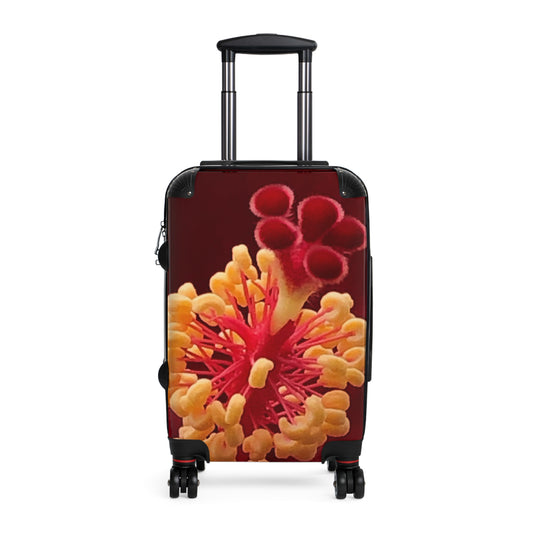 Flower Blossom Suitcase, Luggage with Floral Design, Travel Gear, Stylish Travel Accessory, Unique Gifts for Travelers, Vacation Essentials