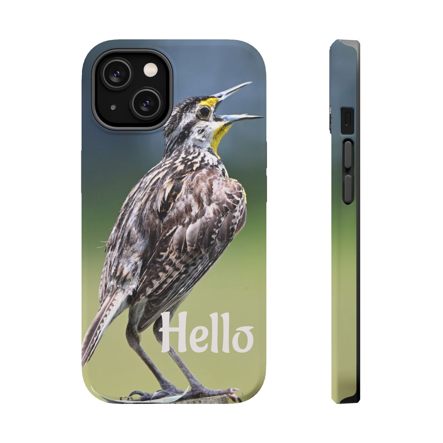 Bird-Themed Magnetic Tough Cases with 'Hello', Stylish Phone Protectors, Gifts for Nature Lovers, Birdwatching Accessories, Wildlife [...]