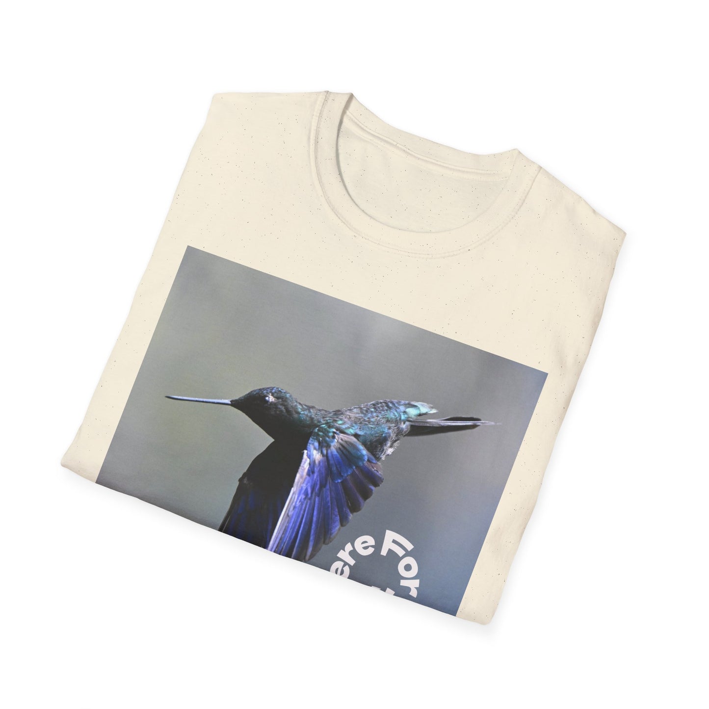 Hummingbird Photo Tee — "For the Tiny Moments" Nature T-Shirt