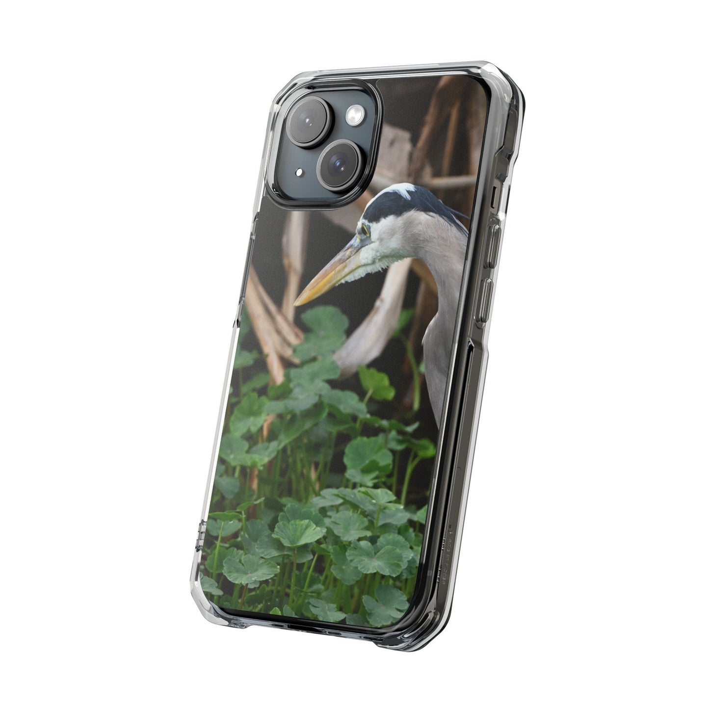 Great Blue Heron Phone Case with Clear Impact Design, Gift for Nature Lovers, Unique Phone Accessory, Protective Case, Bird Enthusiast Gift