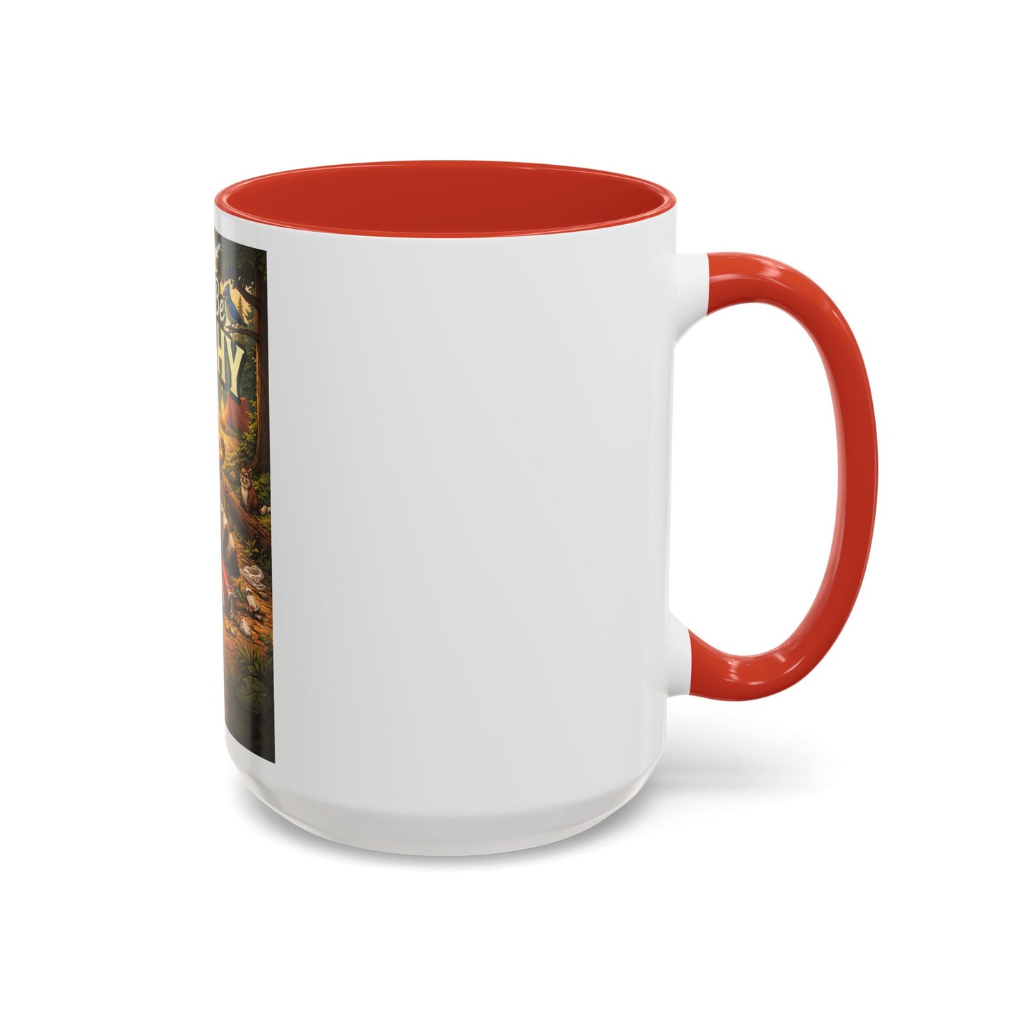 Don't Be Trashy Raccoon Coffee Mug (Accent, 11/15oz)