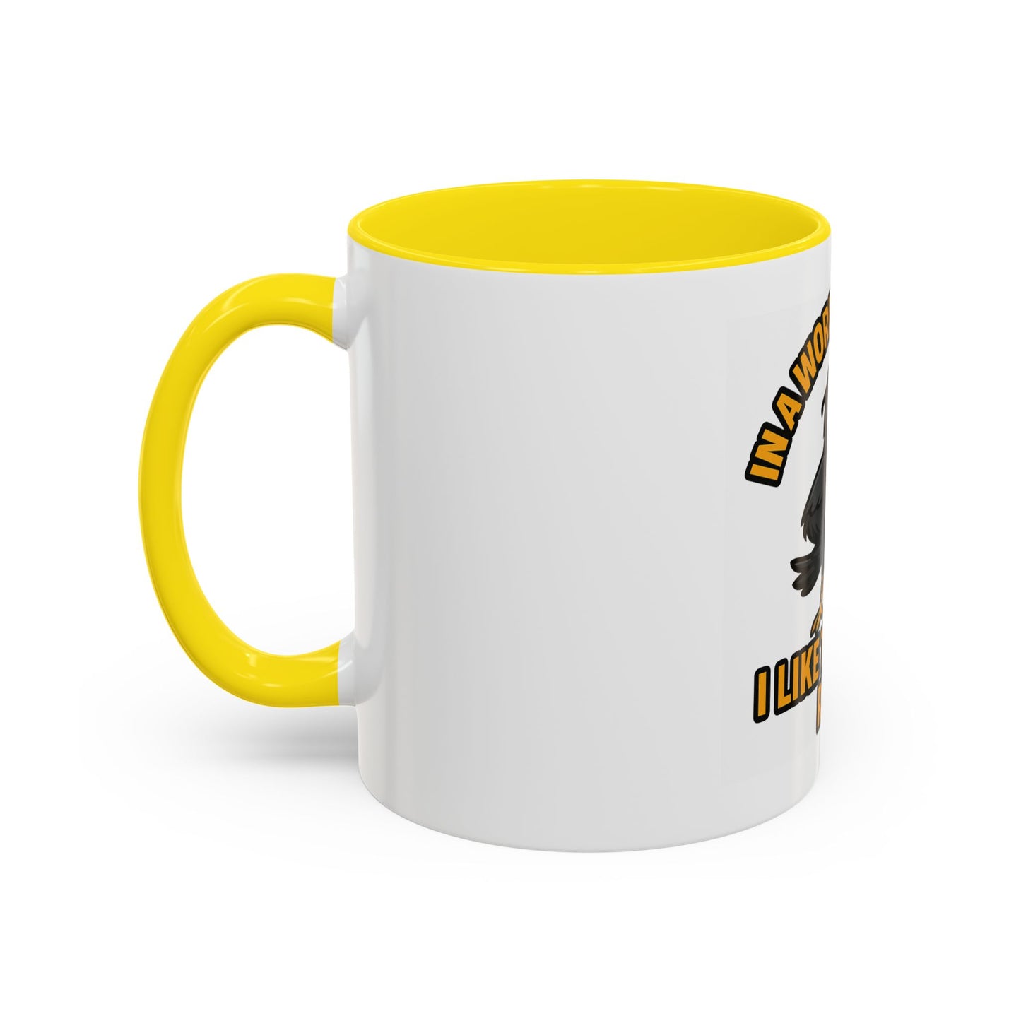 Accent Mug — “In a World Full of Fake, I Like to Keep It Real” Coffee Cup