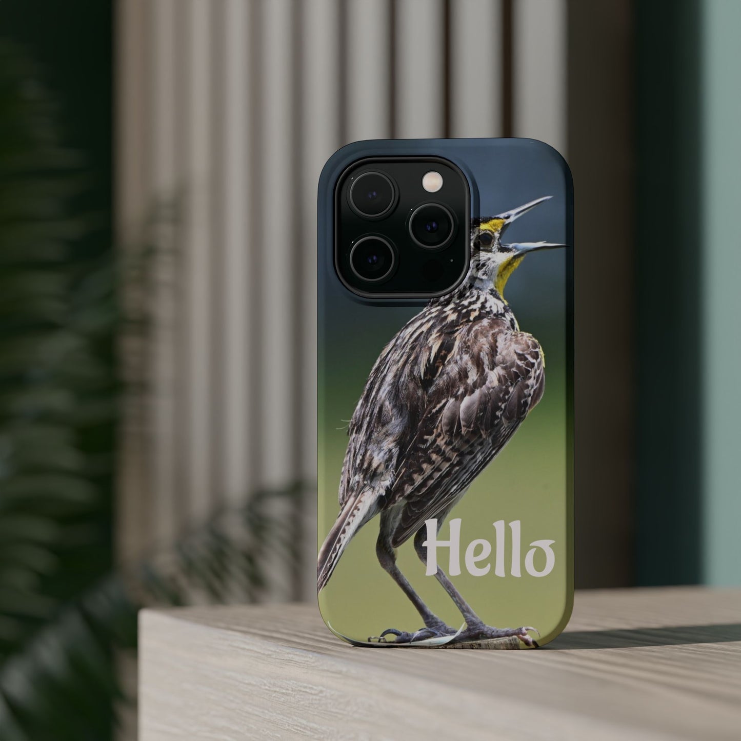 Bird-Themed Magnetic Tough Cases with 'Hello', Stylish Phone Protectors, Gifts for Nature Lovers, Birdwatching Accessories, Wildlife [...]