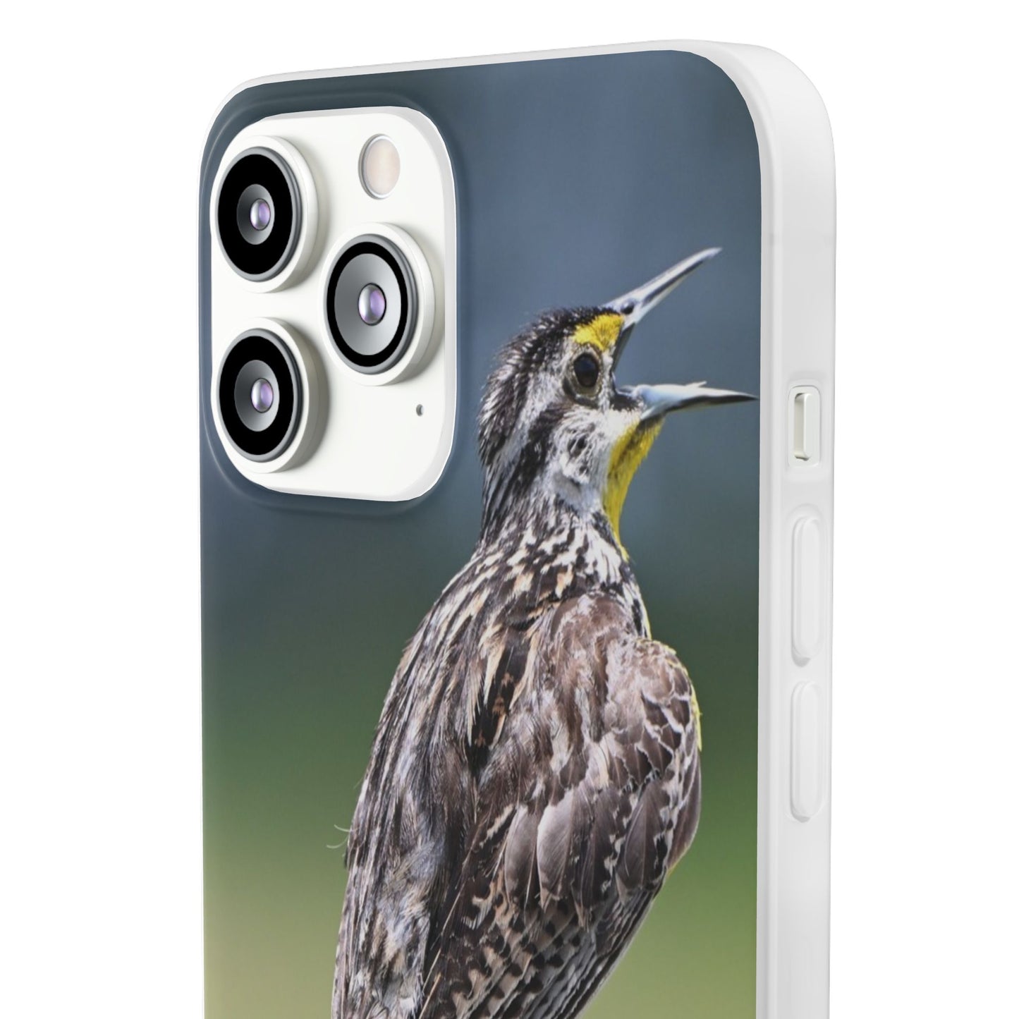 Singing Meadowlark Phone Case – Nature Bird Photo Flexi Case