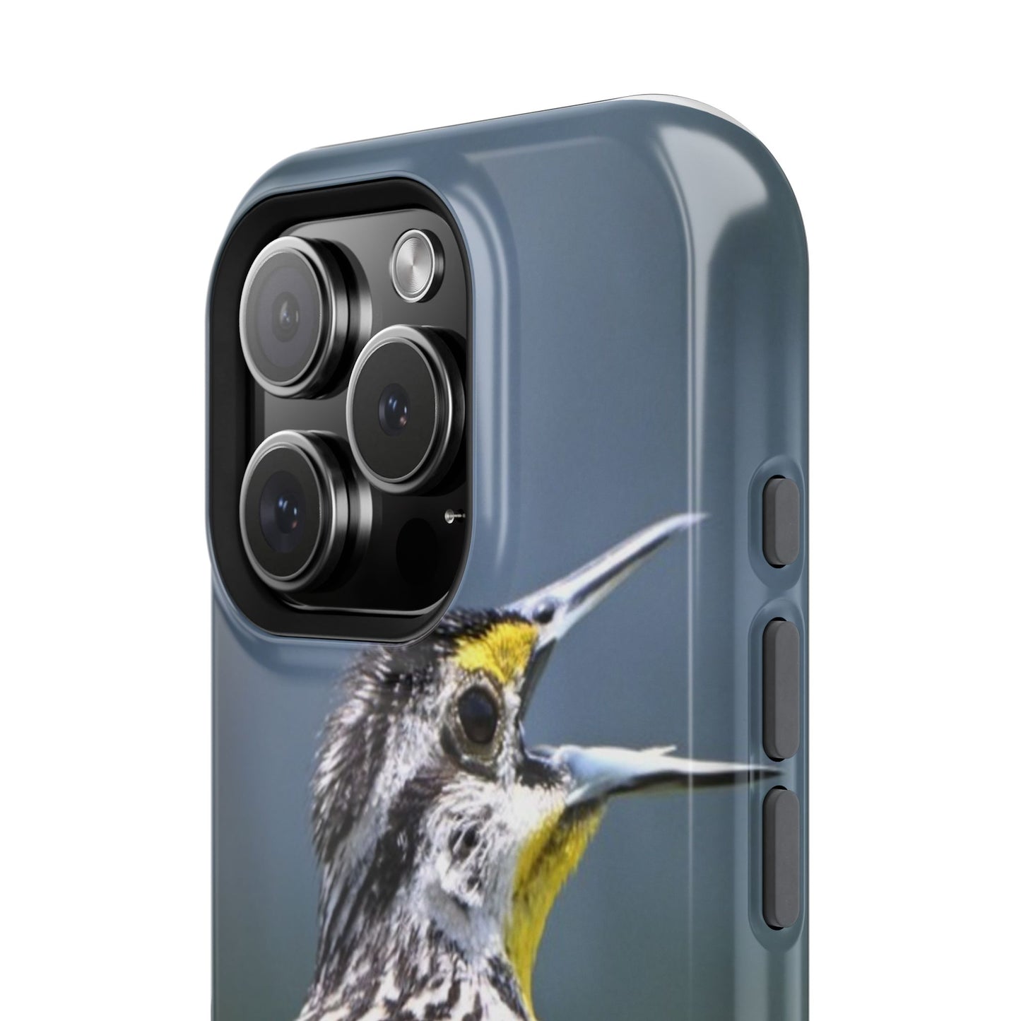 Western Meadowlark Photo Phone Case — Impact-Resistant Protective Cover