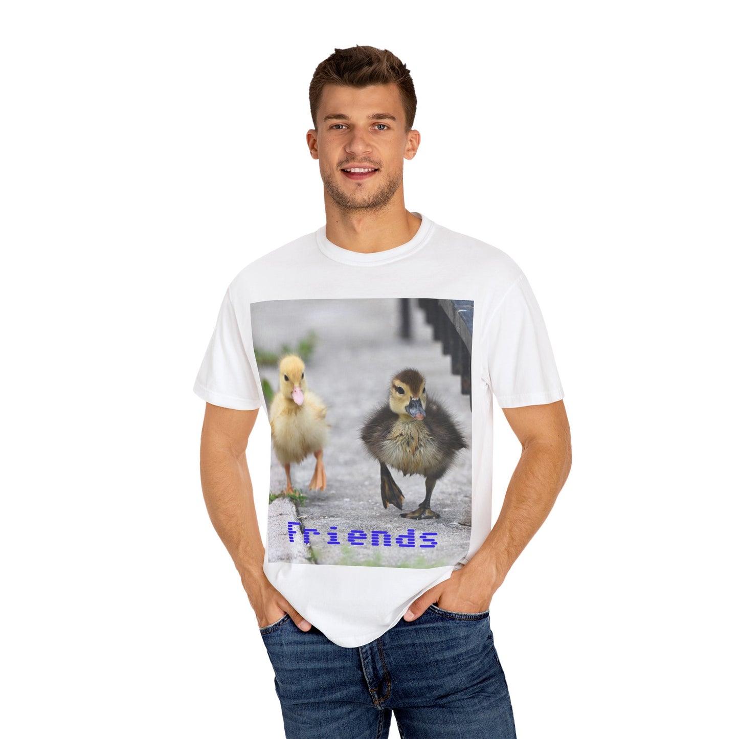 Friends Graphic T-Shirt, Cute Animal Tee, Unisex Casual Wear, Gift for Animal Lovers, Friendship Day Apparel