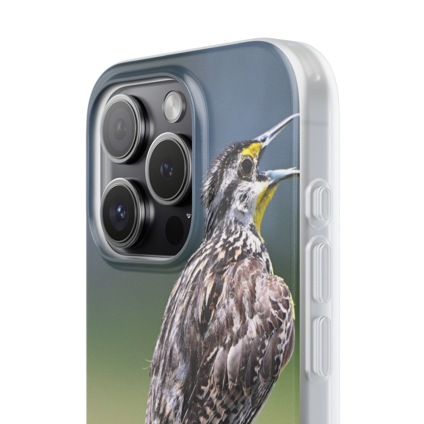 Singing Meadowlark Phone Case – Nature Bird Photo Flexi Case
