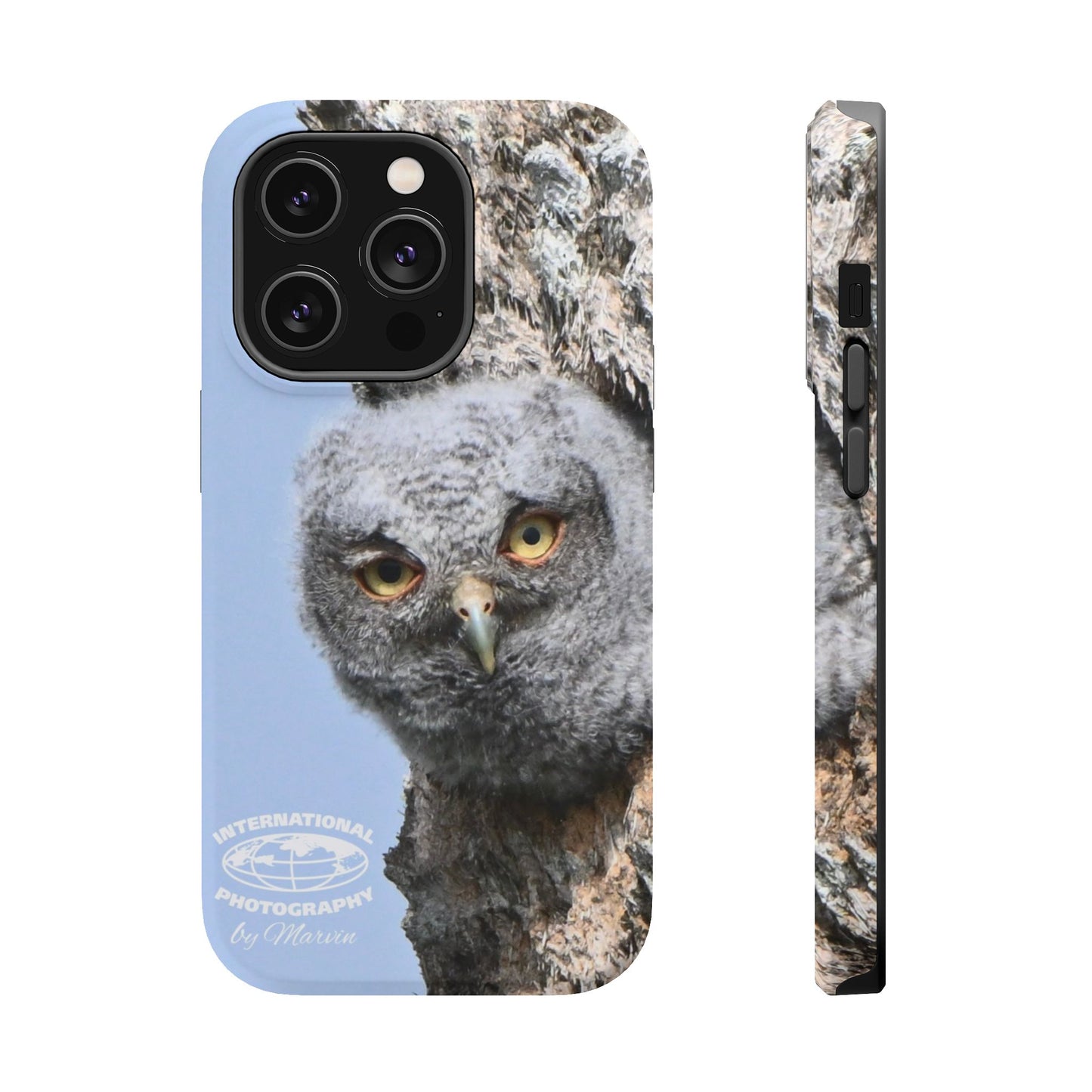 Owl Magnetic Tough Case, Wildlife Phone Case, Nature Lover Gift, Eco-Friendly Phone Cover, Customizable Phone Accessory