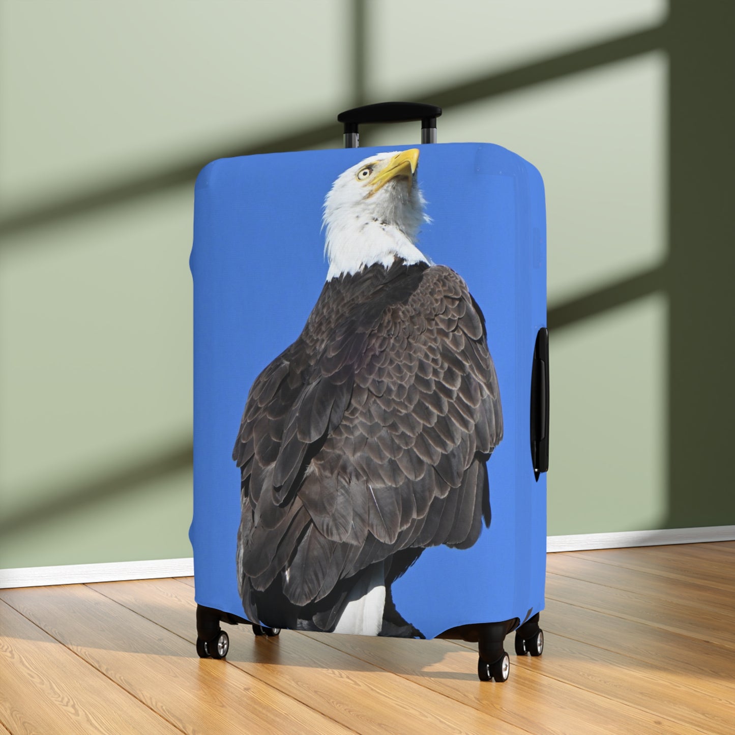 Eagle Luggage Cover, Travel Bag Protector, Suitcase Wrap, Eagle Design, Gift for Travelers, Vacation Accessories